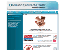 Tablet Screenshot of domesticoutreach.com